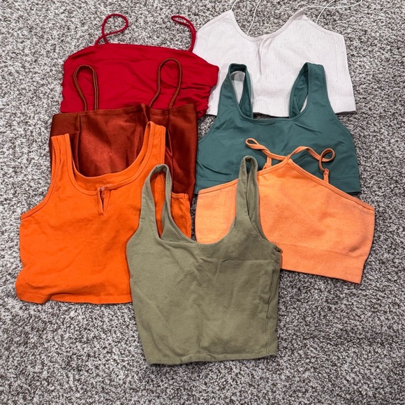 Stylish Women's Tank Tops - Multicolor Set XS/S bundle of 7 - Picture 2 of 3